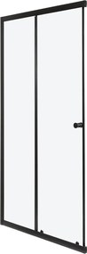 Olga SQ Element 80 ușă de duș negru