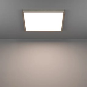 Eglo FUEVA-Z 901422-LED RGBW, plafonieră dimabilă cu sticlă fumurie, LED/17,8W/230V, 39x39cm, IP44, crom