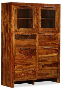 243944 vidaXL Servantă din lemn masiv de sheesham, 100 x 35 x 140 cm