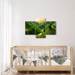 Tablou - Terase de orez Mu Cang Chai (90x60 cm)