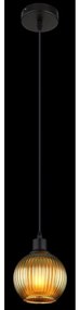 Pendul design modern ZUMBA negru/verde