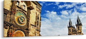 Tablou - Ceasul astronomic din Praga (120x50 cm)
