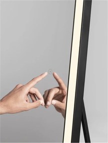Oglinda baie de perete sau podea cu iluminat LED IP44 Adon, 75x150cm
