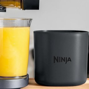 Storcator Ninja Cold Press JC151EU, 150W, 700 ml, Presare la rece, 2 filtre, Fara BPA, Functie reverse, Negru/gri