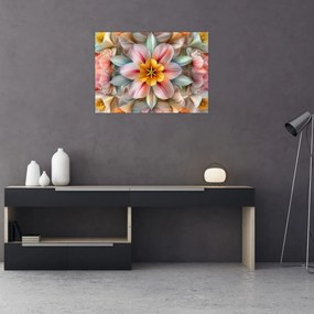 Tablou - Floare caleidoscopică (70x50 cm)