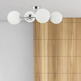 Lustră aplicată MADDIE 4xE14/5W/230V crom lucios