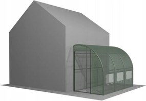 Solar de grădină 4 x 1,5 x 2 m - jumătate