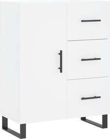 vidaXL Servantă, alb, 69,5x34x90 cm, lemn compozit