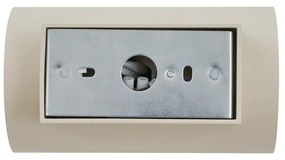 Aplică modernă bej GU10 50mm rotundă cu 2 lumini - Sandy