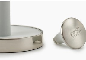 Suport vertical pentru prosoape de bucătărie din hârtie alb din plastic ø 16 cm Push&amp;Tear – Joseph Joseph