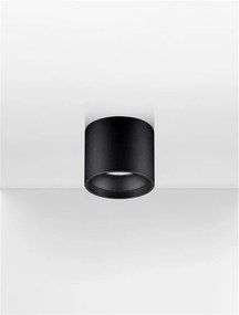 Spot LED aplicat diametru 11cm ANETO negru, NVL-9030772
