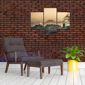 Tablou - Orașul în ceață (90x60 cm)