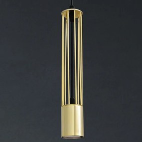 LED Lustră pe cablu BARS 1xGU10/4,8W/230V aurie