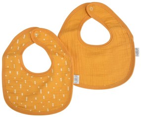Bavete galbene 2 buc. din muselină – Bébé Douceur