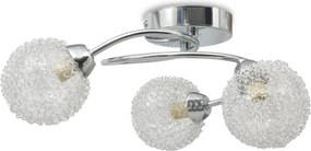 vidaXL Lustră pentru 3 becuri G9 120 W