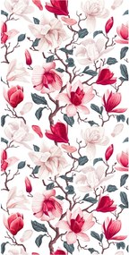 Tapet - Magnolia roșie
