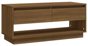 812974 vidaXL Comodă TV, stejar maro, 102x41x44 cm, PAL