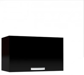 Corp superior 60 cu 1 usa orizontala pentru hota Zebra negru