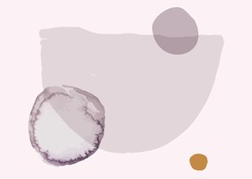 Tablou - Minimalism violet N⁰2 (70x50 cm)