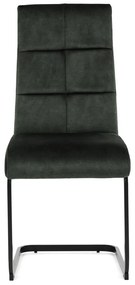 Set de scaune de sufragerie Vintage DCL-D1275GRN4, 4 buc