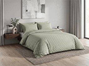 Lenjerie de pat policoton SAGHEARTS POLY verde Dimensiune lenjerie de pat: 70 x 90 cm | 140 x 220 cm