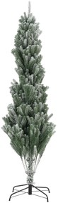 Brad artificial Talvi 210 cm verde cu suport de zapada si negru