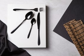 Set de tacamuri 24 de piese negru lucios Berlinger Haus BH 2630A