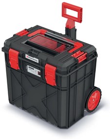 Valisa cu roti A, 51 cm, organizator II, negru
