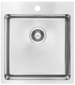 Chiuvetă de bucătărie Deante ZPO_010A OLFATO 50,5x45 cm oțel periat