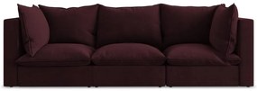 Canapea burgundy 255 cm Manao – Makamii