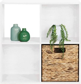 Raft PRETO, alb, PAL, 60x28x60 cm