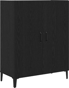 vidaXL Bufetă Stejar negru 69,5x34x90 cm lemn prelucrat