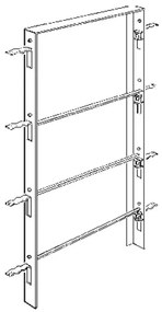 Usa metalica de intrare in apartament antiefractie - Dierre SPARTA 8 + Contratoc DR, Usa Gri Antracit + Toc Negru, 1.5 mm