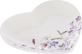 Orion Set of 6 dessert plates, heart-shaped LOUKA 17 cm