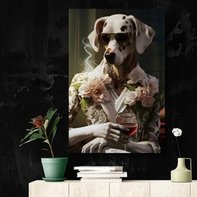 Tablou animal gangster cățea dalmată