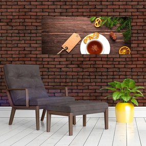 Tablou - ceașca cu decorații (120x50 cm)