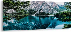 Tablou - Lac în Alpi (120x50 cm)