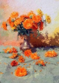 PICTURA IN ULEI Belu Tatiana - FLORAL - BT-7 50 X 40 cm