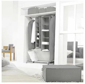 Husă costum și rochie lungă Compactor Boston, 60 x 137 cm, gri, L