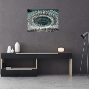 Tablou pe sticlă cu fântănă arteziană (70x50 cm)