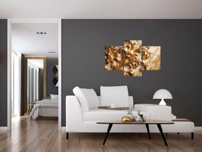 Tablou - Marmură cu auriu (90x60 cm)