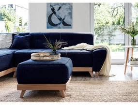 Taburet Miuform Dazzling Daisy, albastru petrol