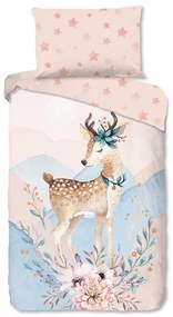 Lenjerie de pat pentru copii din flanelă pentru pat de o persoană 140x200 cm Josy – Good Morning