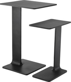 Set de 2 masute laterale design modern Smart, negru 114235 HZ