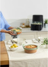 Formă de copt din sticlă 20,5x19,5 cm – Lékué