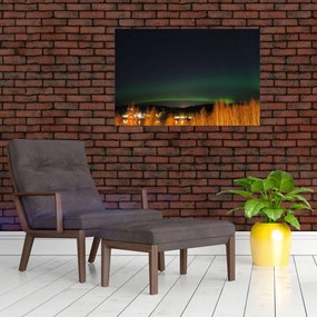 Tablou cu aurora borealis (90x60 cm)