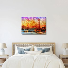Tablou - Golden Gate, SanFrancisco, California (70x50 cm)