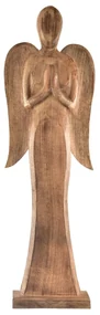 InDecor Înger din lemn de mango, 35 x 10 x 108 cm, 108 cm