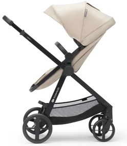 Cărucior de copii combinat 3 în 1 KINDERKRAFT NEWLY Classic beige + scaun auto MINK PRO