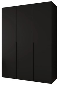 Dulap de haine 150 cm Alice 1 (Negru + Negru). 1126107